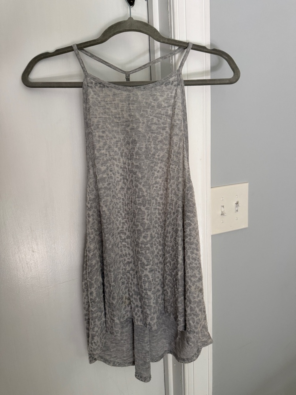 Pants Store gray lightweight tank top. Flowy.